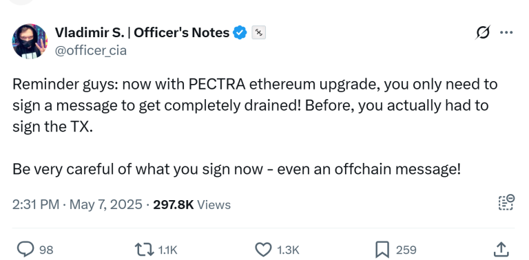 Pectra lets hackers drain wallets with just an offchain signature