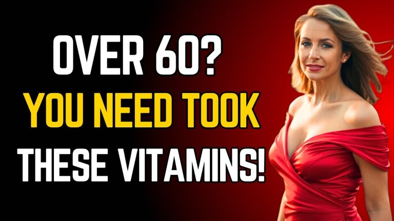 Best Vitamins to Boost Energy & Vitality After 60!
