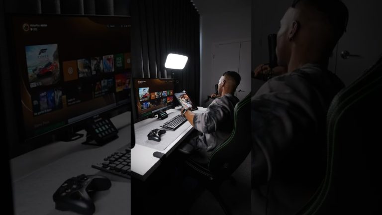 A Clean Streaming Desk Setup For Consoles!