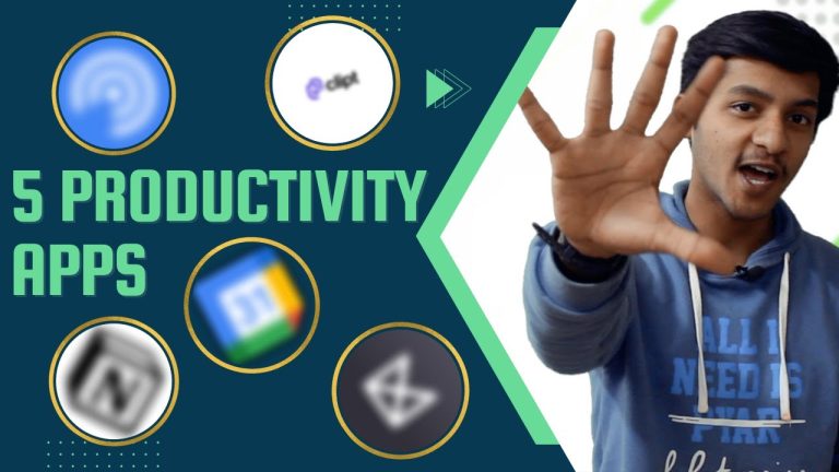 5 Productivity Apps You Must and Should Use