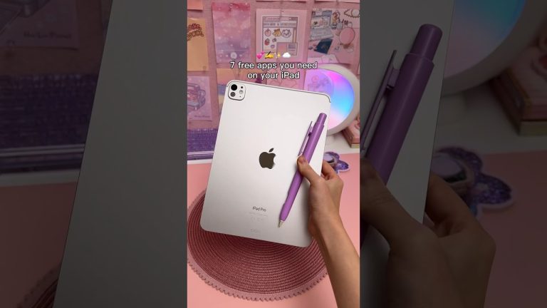 7 FREE apps you need on your iPad ❤️‍🔥 apple iPad Pro 2024 | apple pencil | iPad apps
