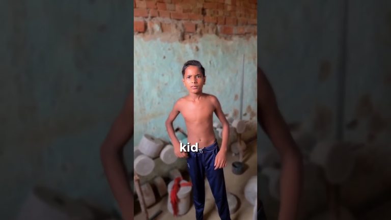 Kid has very unique bodybuilding skills #fitness #gym #fitness