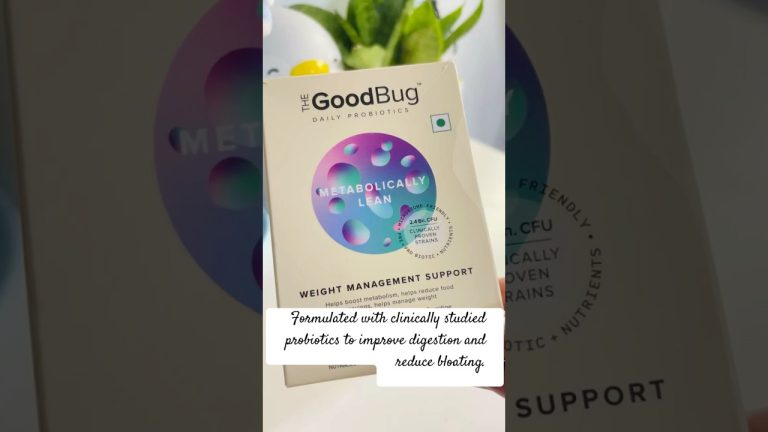GoodBug Metabolically Lean Review | Daily Probiotic for Gut Health & Metabolism Boost✨ #viralhits