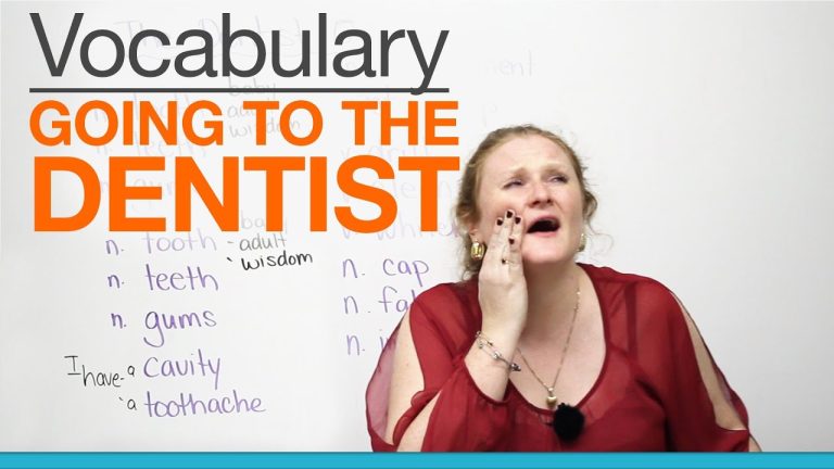 Speaking English – Going to the dentist