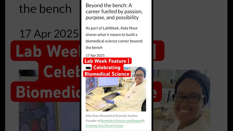 Lab Week Feature | A Biomedical Scientist Journey #biomedicalscience #shorts
