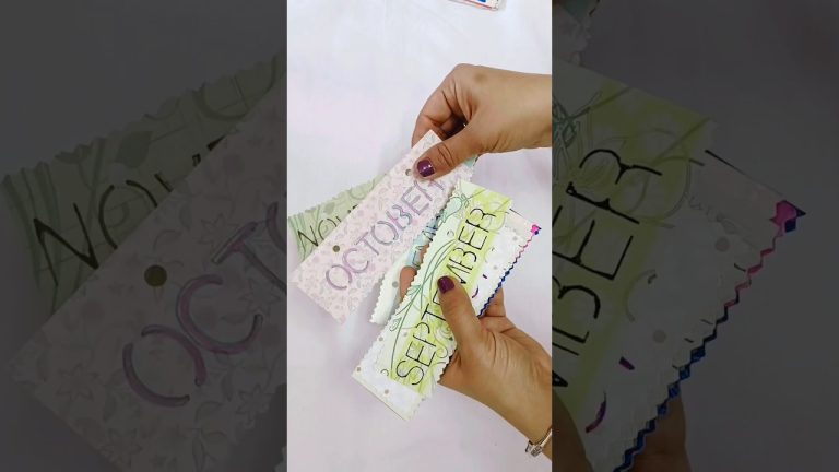 DIY calendar 😱#shorts #youtubeshorts #diy
