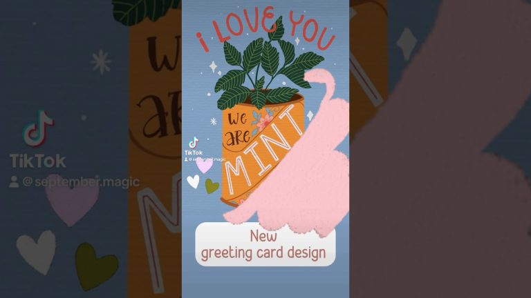 New greeting card design
