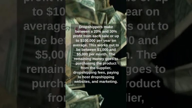 How Much Money Can You Make Dropshipping?