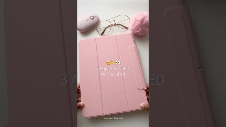3 Apps You NEED On Your iPad 🤯✏️👀 #ipad #ipadair2024 #planner #planwithme