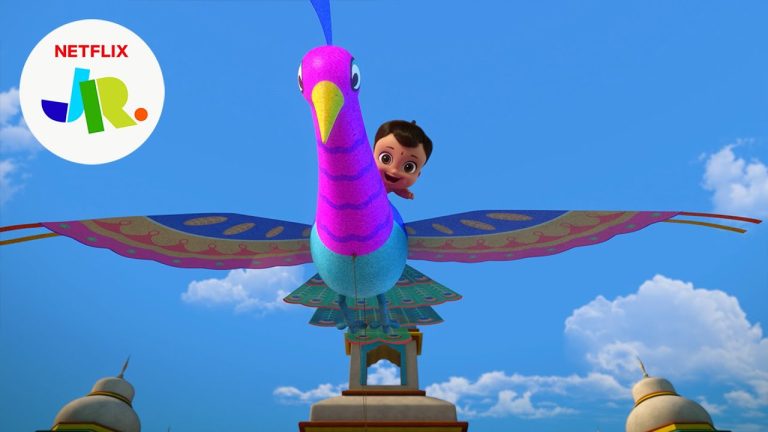 The Beautiful Bird Kite Chase 🦚 Mighty Little Bheem: Kite Festival | Netflix Jr