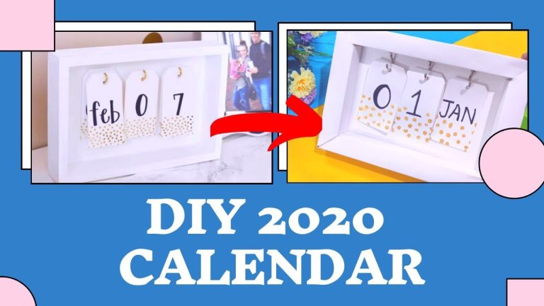 DIY 2020 Calendar || Materials under only 10 Rps || Pinterest Inspired || Inspire with Naima