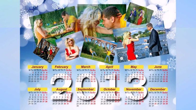 New 2013 Calendar Samples