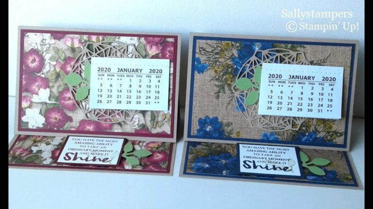 Easel Calendar Gift