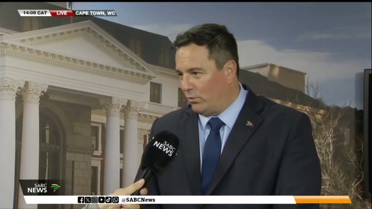 DA leader John Steenhuisen responds to ANC's statement that the DA can leave the GNU if it wants to