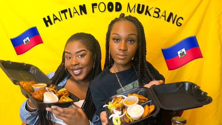 HAITIAN FOOD MUKBANG!!! | ALLIE DERVIL | happy haitian flag day!