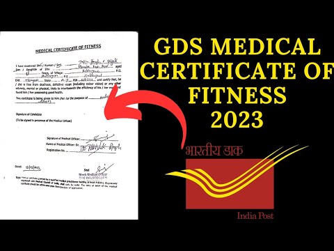 GDS MEDICAL CERTIFICATE OF FITNESS FOR DOCUMENT VERIFICATION PROCESS 2023 || @Sejaldishawer