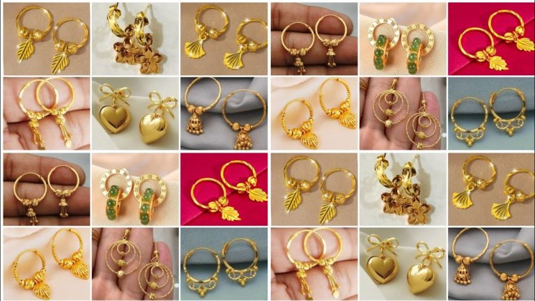 #2025 New Design Gold Earring Designs for Women ||Gold Hoop Earrings Design ||Earrings Designs