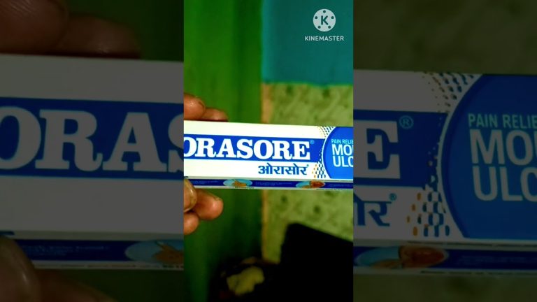 Orasore mouth ulcer gel review | Orasore pain relief gel how to use | Orasore | #shortsvideo #gel