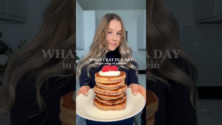 100g protein in a day – Healthy & high-protein meals😍 #whatieatinaday #highprotein #healthyrecipes