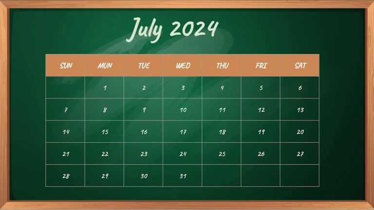 How to Make a Calendar in Google Slides