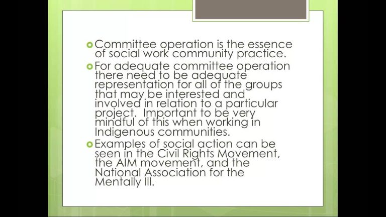 Social Work Practice with Communities