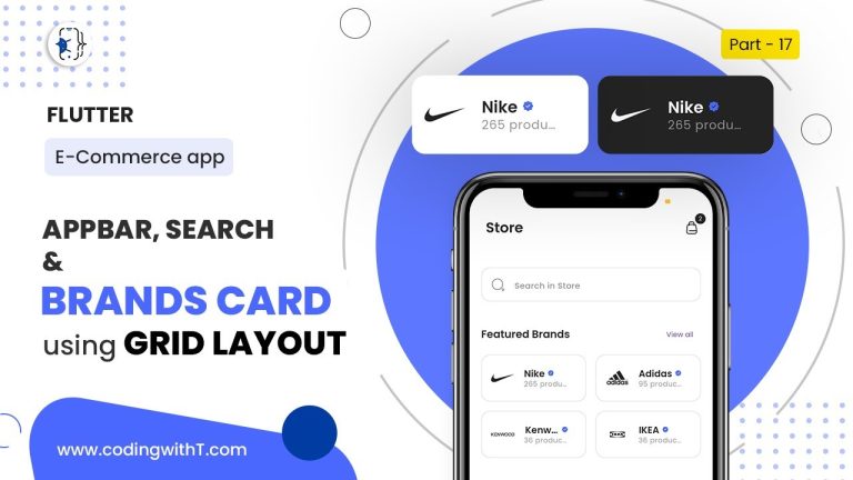 Flutter eCommerce App UI Design | Flutter Grid View | Flutter Nested Scroll View