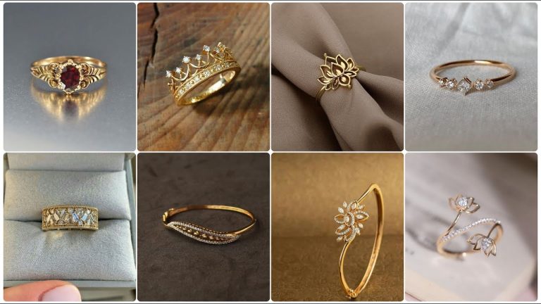 Stylish & Simple Gold Ring Design| Gold Finger Ring Designs| Finger Ring Designs for Female/Women|