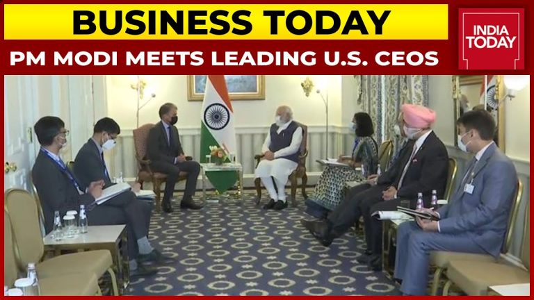 PM Modi Meets Leading American CEOs, Highlights Investment Opportunities In India | Business Today