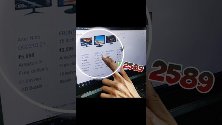 Is this cheapest monitor🖥️ on Amazon worth?🤨 #shorts