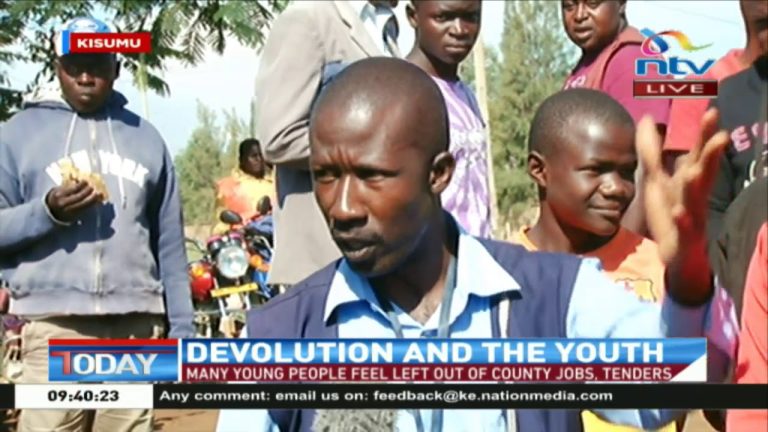 NTV Today: Are the youth left out of county jobs and tenders? Mushenee