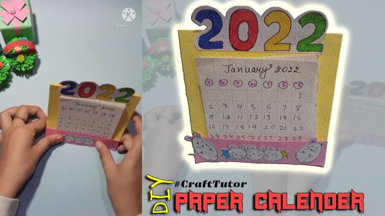 kawaii paper calendar📆 how to make🤔desk calendar 😎#shorts #papercraft #diy #calendar #diwali #craft