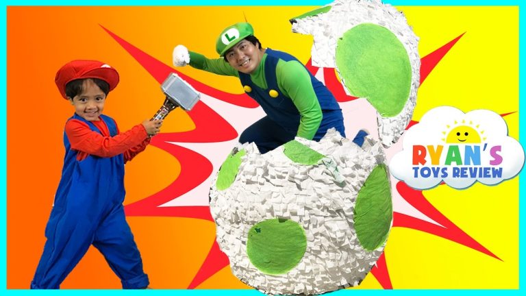YOSHI GIANT EGG SURPRISE TOYS FOR KIDS!