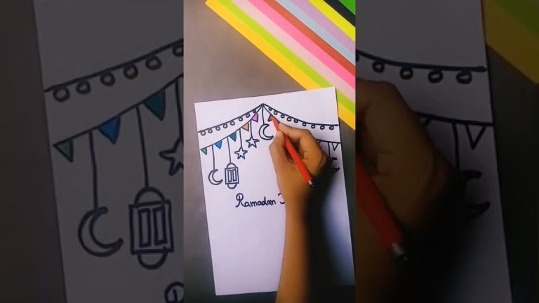 Ramadan decoration ideas || Handmade Ramadan Calendar ||  #DIYramadan2022. #Shorts
