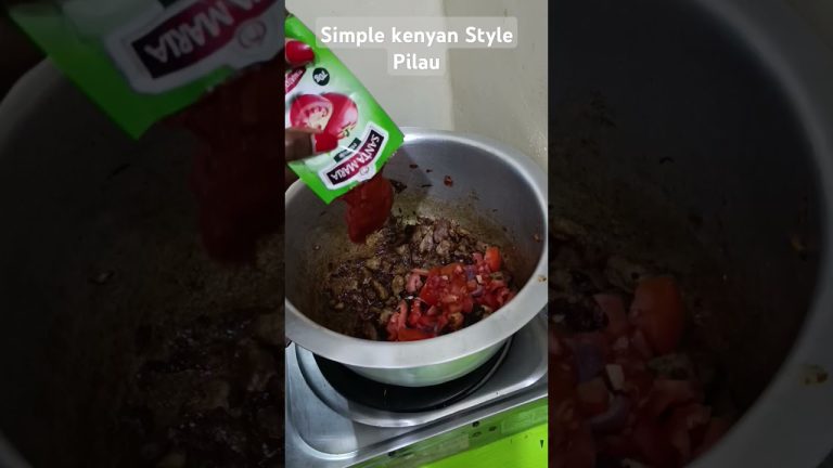 Simple Kenyan Pilau recipe using 3 spices..! Delicious! #pilau #delicious #simpleliving  #kenya