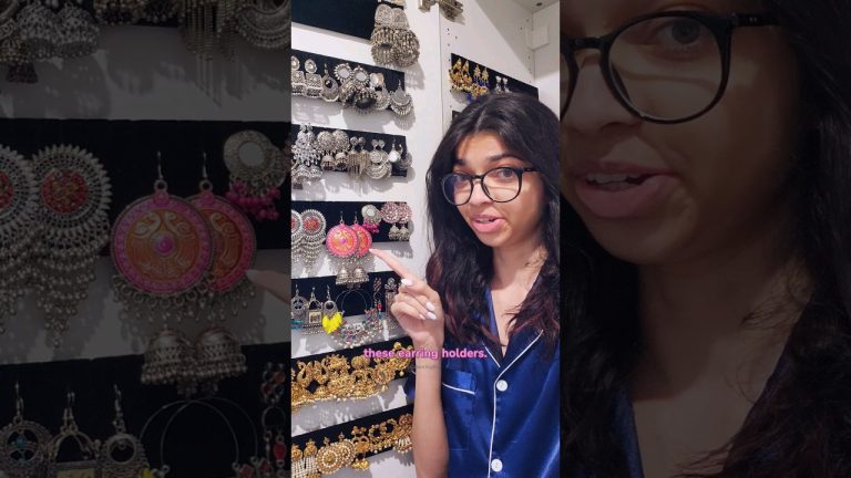 Make your own Earring Holder – JEWELRY ORGANIZATION – Shweta Dixit