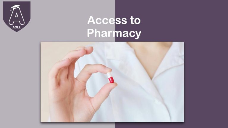 Access to Pharmacy (study online)