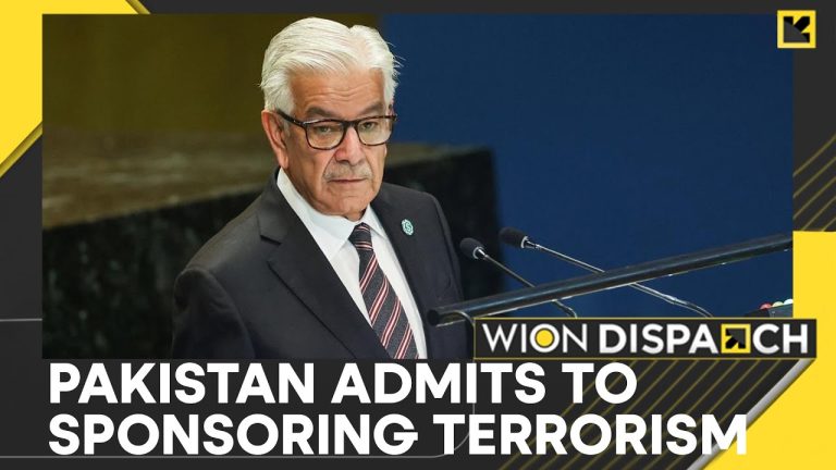 Pakistan's Defence Minister Khawaja Asif Admits To Sponsoring Terrorism | World News | WION Dispatch