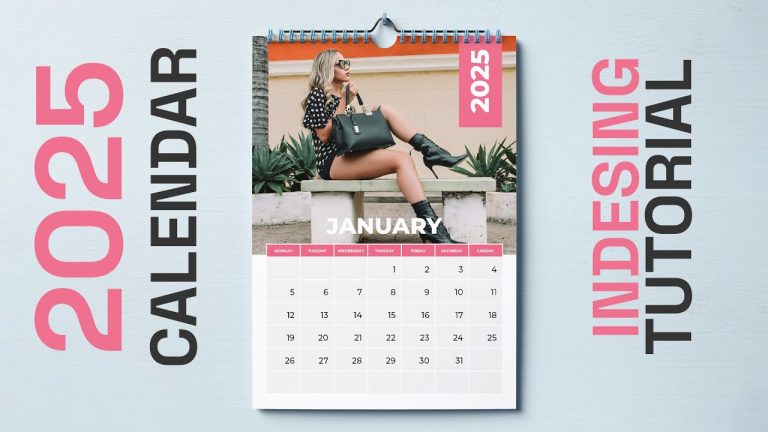 Design a Stunning 2025 Calendar in Adobe InDesign  Step by Step Tutorial