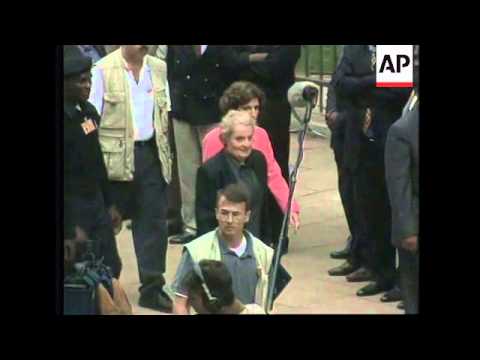 KENYA: US SECRETARY OF STATE MADELEINE ALBRIGHT VISIT Mushenee