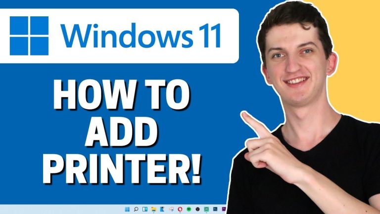 How To Add Printer Or Scanner In Windows 11 – WORKS!