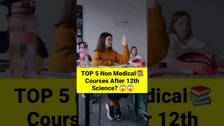 Top 5 Non Medical Courses After 12th Science || #shorts #viral #nonmedical