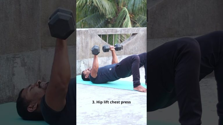 Chest Workout at Home with Dumbbell🔥