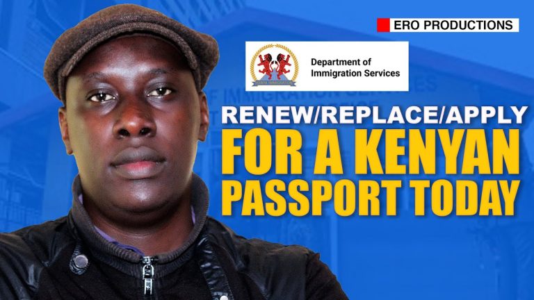 HOW TO RENEW/REPLACE YOUR KENYAN PASSPORT | E-CITIZEN STEP-BY-STEP TUTORIAL Mushenee