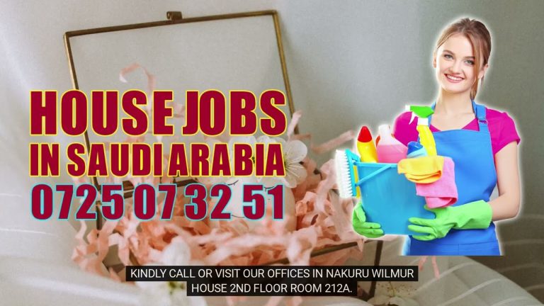 JOBS IN SAUDI ARABIA FOR KENYANS LADIES | HOUSE JOBS IN SAUDI ARABIA FOR KENYANS Mushenee