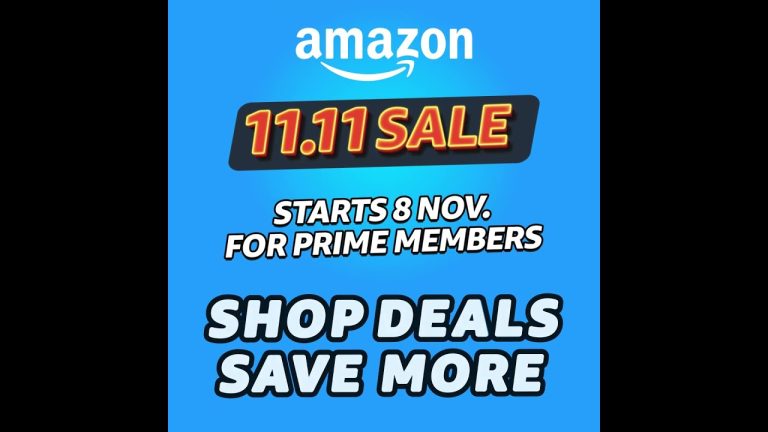 Amazon's 11.11 Sale – Starts Nov 8 for Prime Members