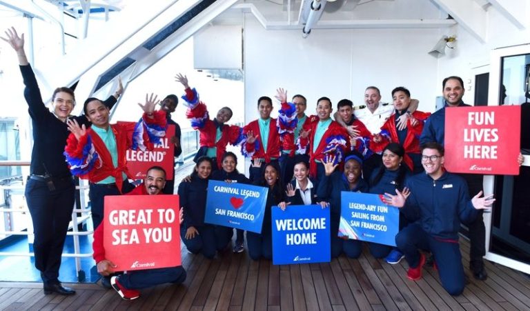 Carnival Legend Arrives in New West Coast Seasonal Homeport