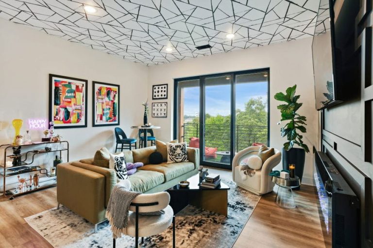 Before & After: Contemporary Eclectic Living Room and Dining Room