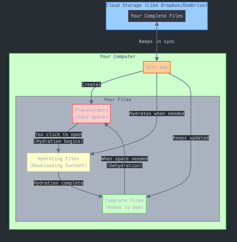 Placeholder Files For Better Efficiency
