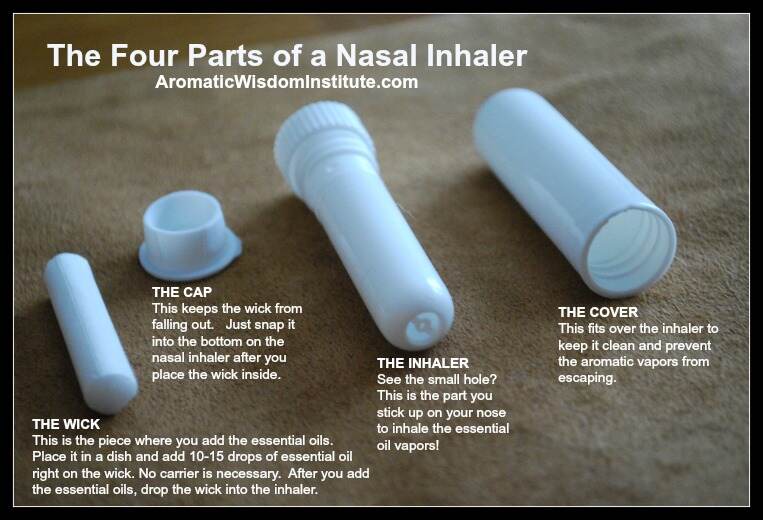 How to Make and Use an Essential Oil Nasal Inhaler with Recipes! – Aromatic Wisdom Institute | Essential Oil Education | Aromatherapy Certification