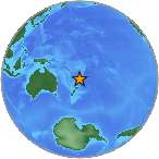 Light earthquake 4.4 mag, Kermadec Islands region